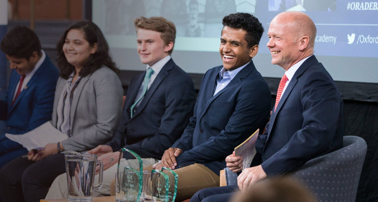 Law & Politics Summer School - students smiling and observing