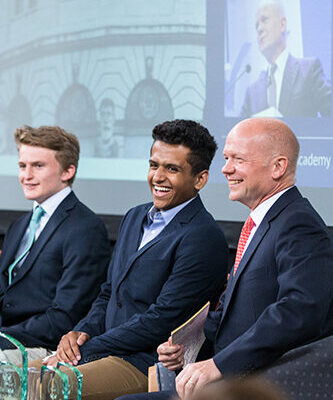 Law & Politics Summer School - students smiling and observing