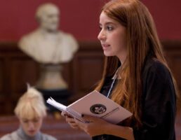 A student presenting at our Law Summer Course in Yale